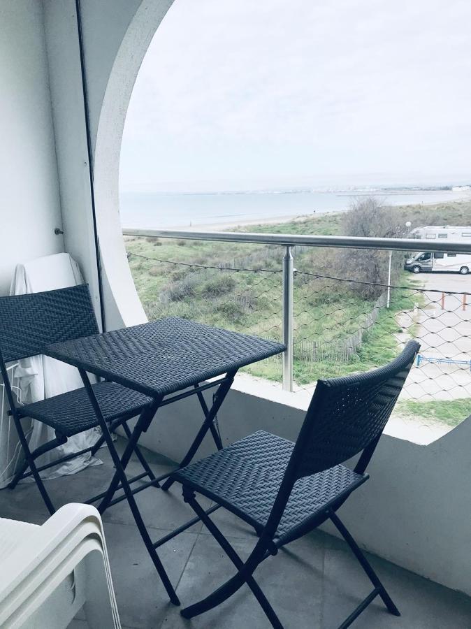 As18656 - Grand Studio Vue Mer, Direct Sur Plage Avec Parking Prive Льо Гро-дю-Роа Екстериор снимка